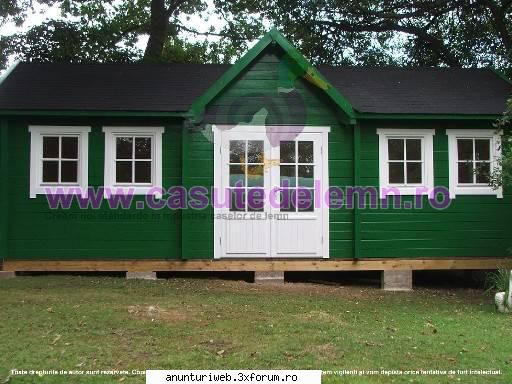 casa de lemn big ben 7x5m are grosime perete de 44 mm oferind rezistenta ferestre cu geam termopan,