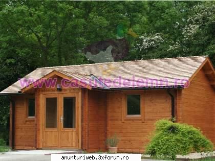 casuta de gradina hall 7x4.5m are grosime perete de 44 mm cu nut si feder, grindasi 76 mm x 57 mm -